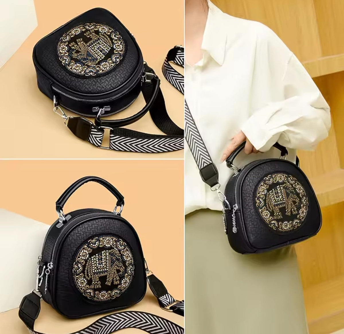 FOREVRYNG® Vintage Umhängetasche "Thailand Stil" eprolo