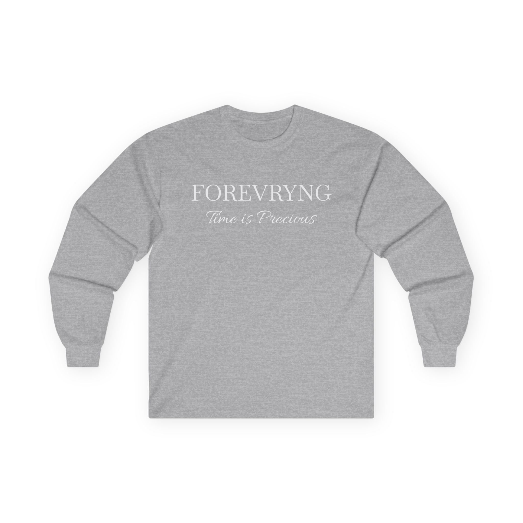 FOREVRYNG® Langarmshirt "FOREVRYNG – Time is Precious"