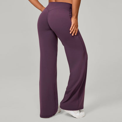 Comfortable High-Waisted Straight Leg Yoga Pants for Women eprolo