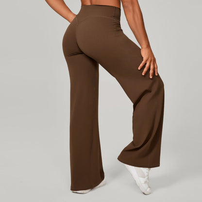 Comfortable High-Waisted Straight Leg Yoga Pants for Women eprolo