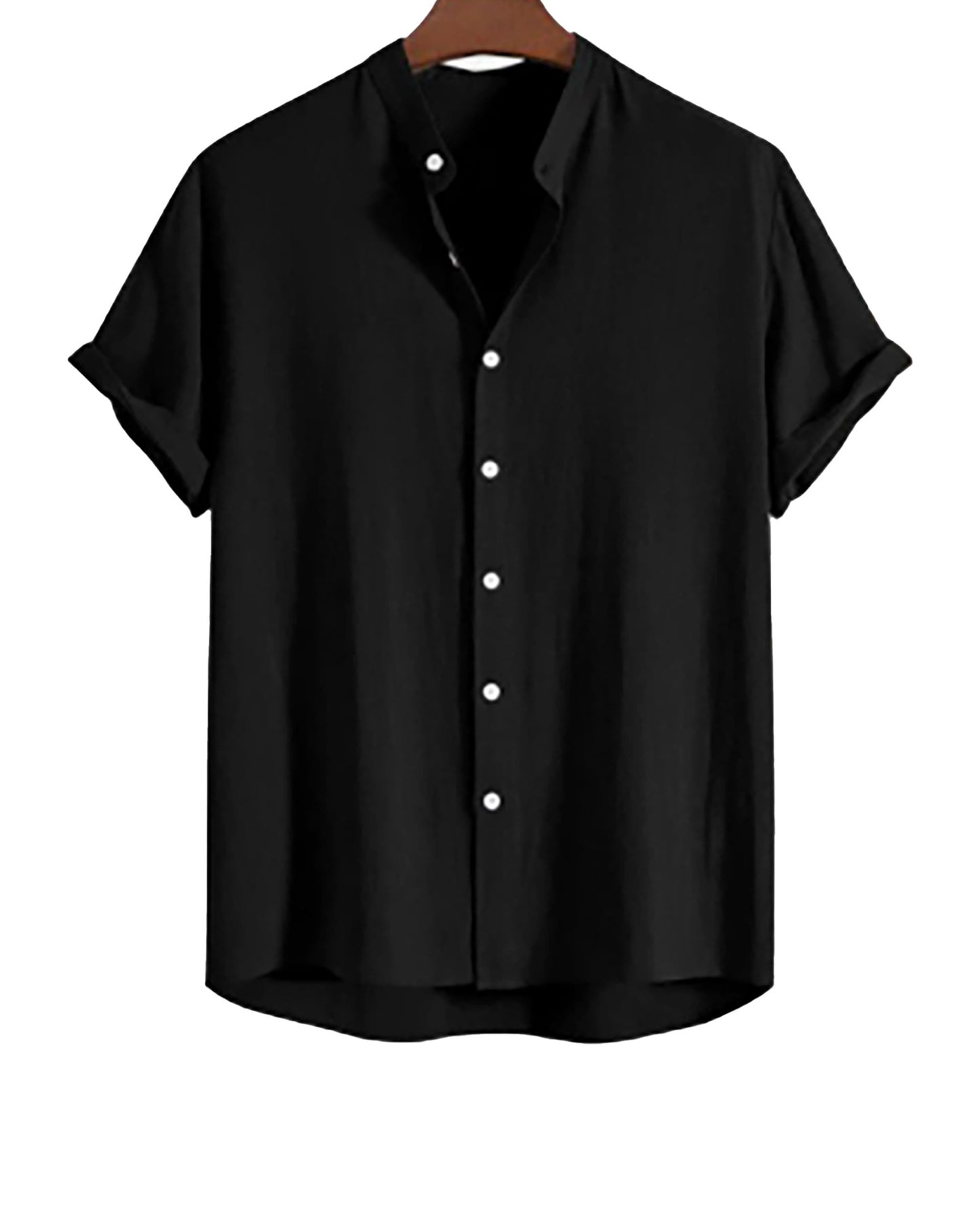 Men's Stand Collar Slim Fit Linen-Cotton Suit Set eprolo