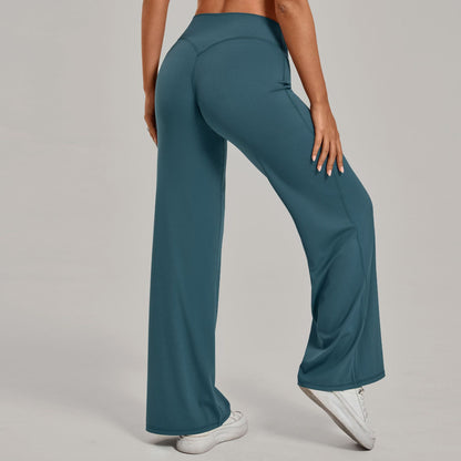 Comfortable High-Waisted Straight Leg Yoga Pants for Women eprolo