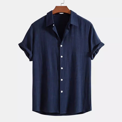 Men's Stand Collar Slim Fit Linen-Cotton Suit Set eprolo