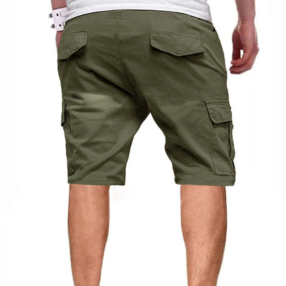 Men's Cargo Loose Straight-Leg Trendy Beach Mid-Length Pants eprolo