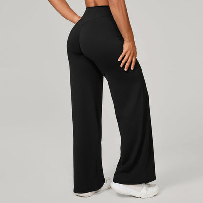 Comfortable High-Waisted Straight Leg Yoga Pants for Women eprolo