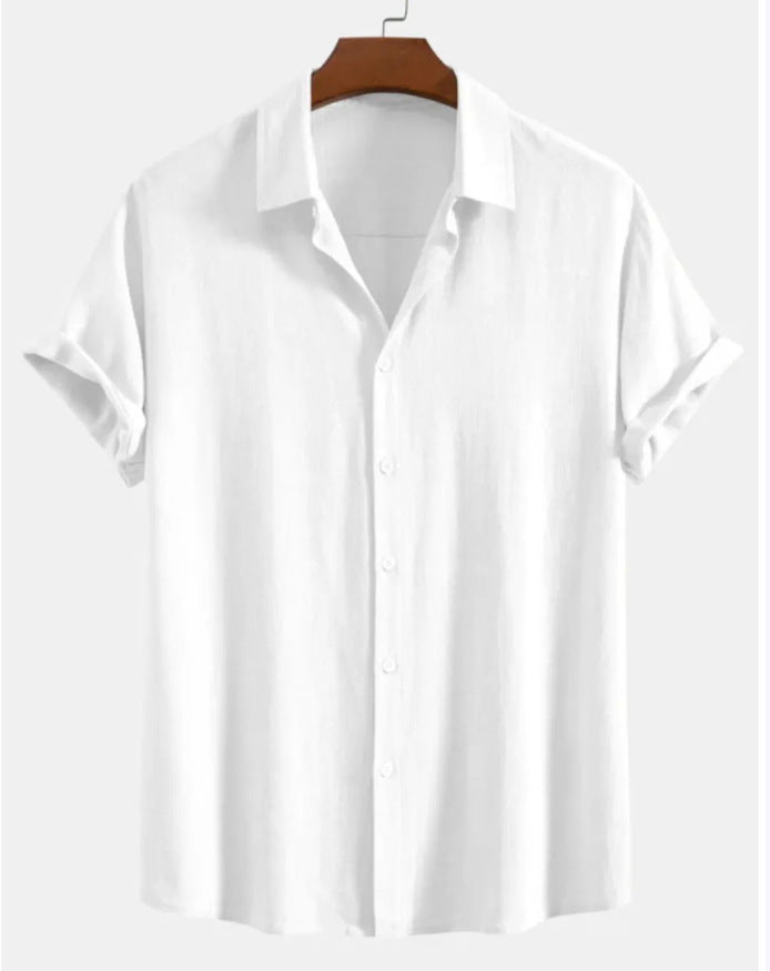 Men's Stand Collar Slim Fit Linen-Cotton Suit Set eprolo