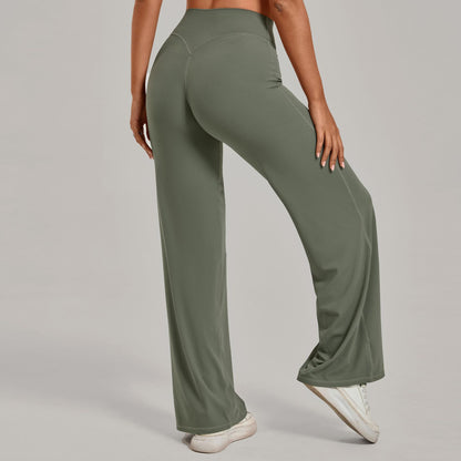Comfortable High-Waisted Straight Leg Yoga Pants for Women eprolo