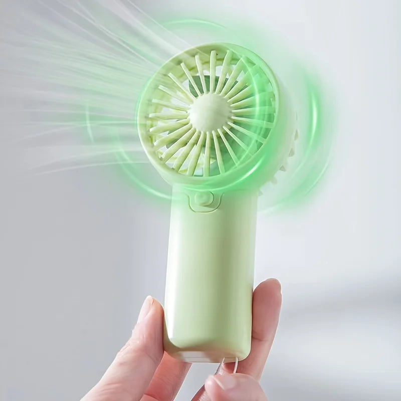 Mini Portable Fan, Lightweight Handheld Fan - Ideal for Office, Outdoor, Traveling (Requires AAA batteries, not included) FOREVRYNG ®
