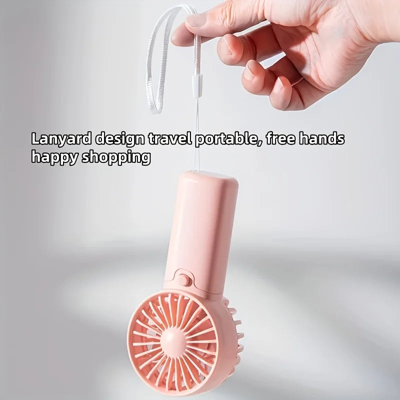 Mini Portable Fan, Lightweight Handheld Fan - Ideal for Office, Outdoor, Traveling (Requires AAA batteries, not included) FOREVRYNG ®