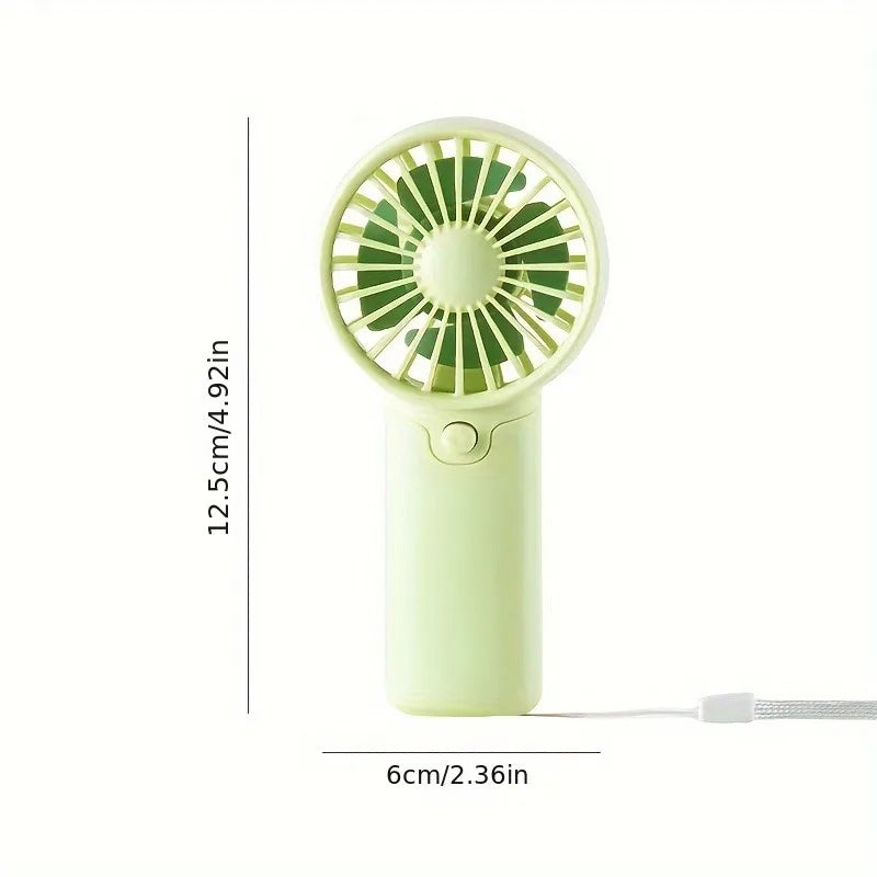 Mini Portable Fan, Lightweight Handheld Fan - Ideal for Office, Outdoor, Traveling (Requires AAA batteries, not included) FOREVRYNG ®