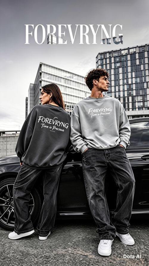 FOREVRYNG® Langarmshirt "FOREVRYNG – Time is Precious"