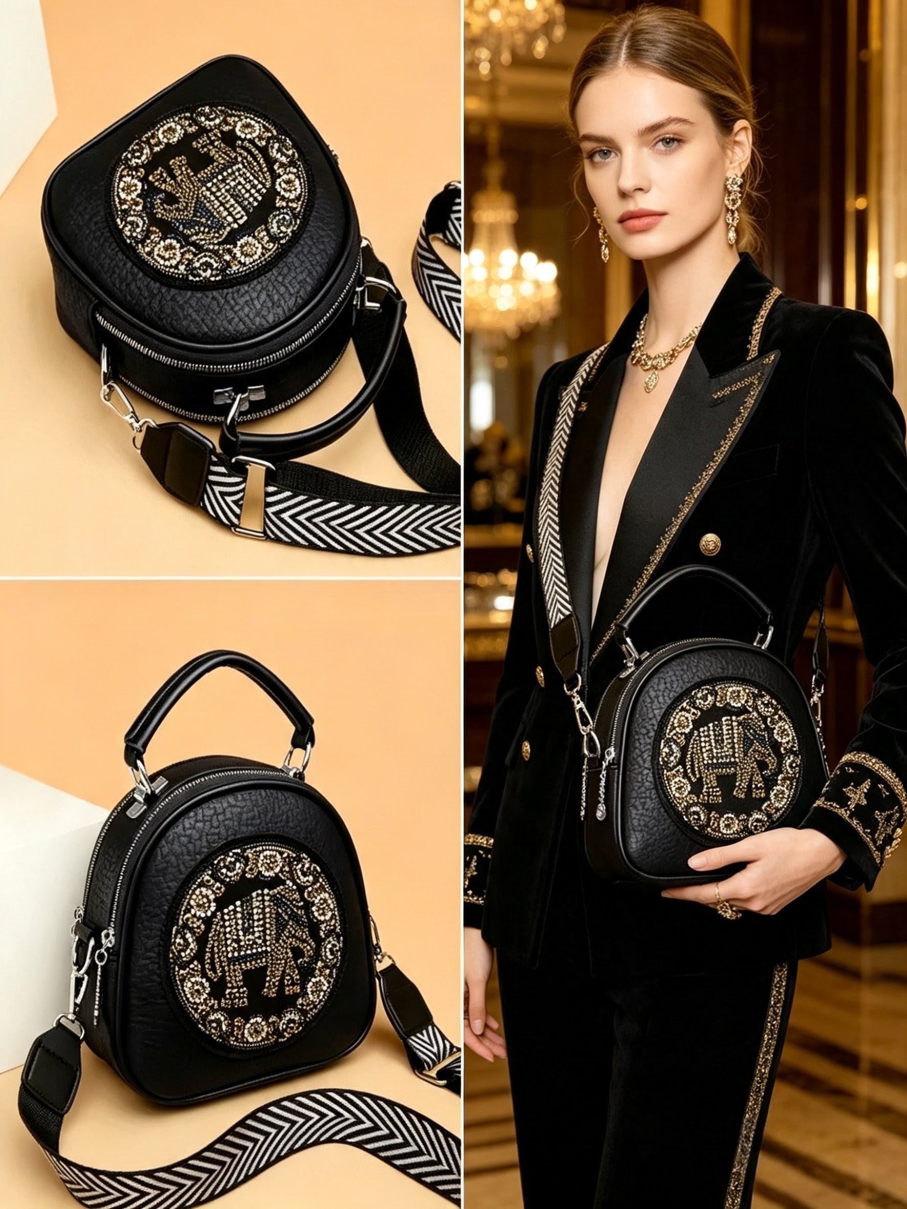 FOREVRYNG® Vintage Umhängetasche "Thailand Stil" eprolo